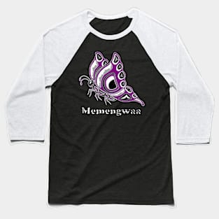 Memengwaa (Butterfly) Asexual Pride Baseball T-Shirt